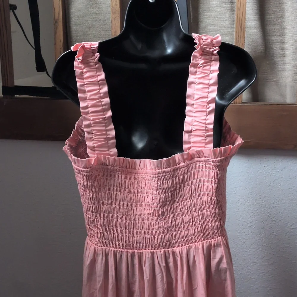 ✨nwt Abercrombie And Fitch Smocked Bodice Easy Maxi Dress Size XXLP